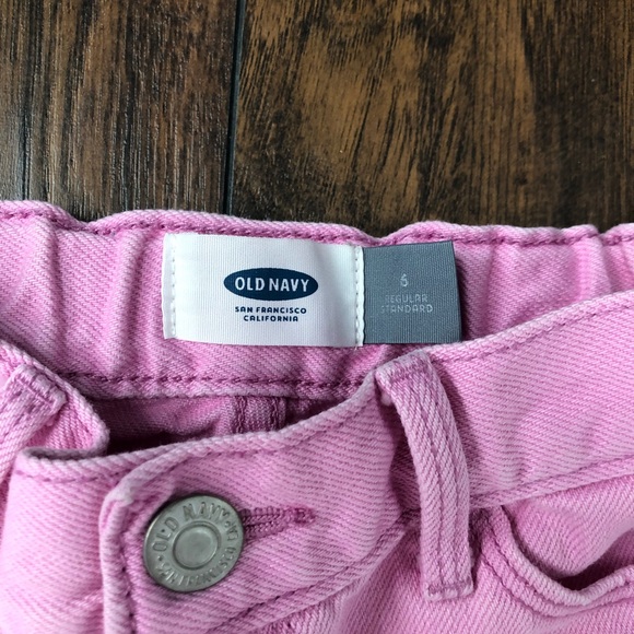 Old Navy Cutoff Jean Shorts Pink Size 6 - Picture 4 of 4